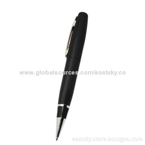 Custom Pen-shaped USB Drive, Warranty Free for 2 Years, Metal Material, Comes in Various Colors